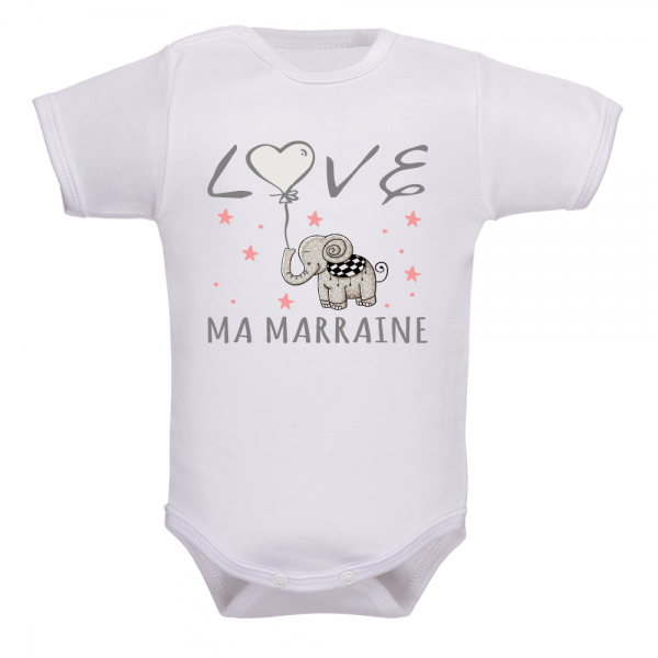 Un bavoir bébé qui va faire sourire marraine !