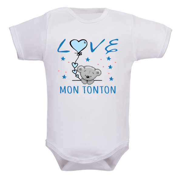 Body bébé j'aime mon tonton