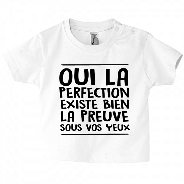 Un t-shirt pour bébé, l’humour n’a pas dit son dernier mot !