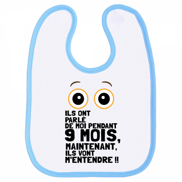 Une bavette originale et très parlante remplie d’humour !