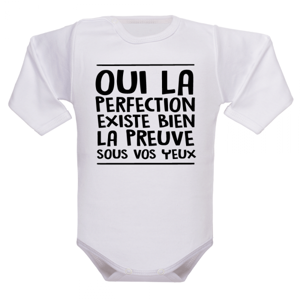 Le vêtement de naissance rigolo qu’il faut pour souligner la perfection de bébé !