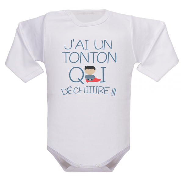 Un vêtement de naissance pour tonton marrant !