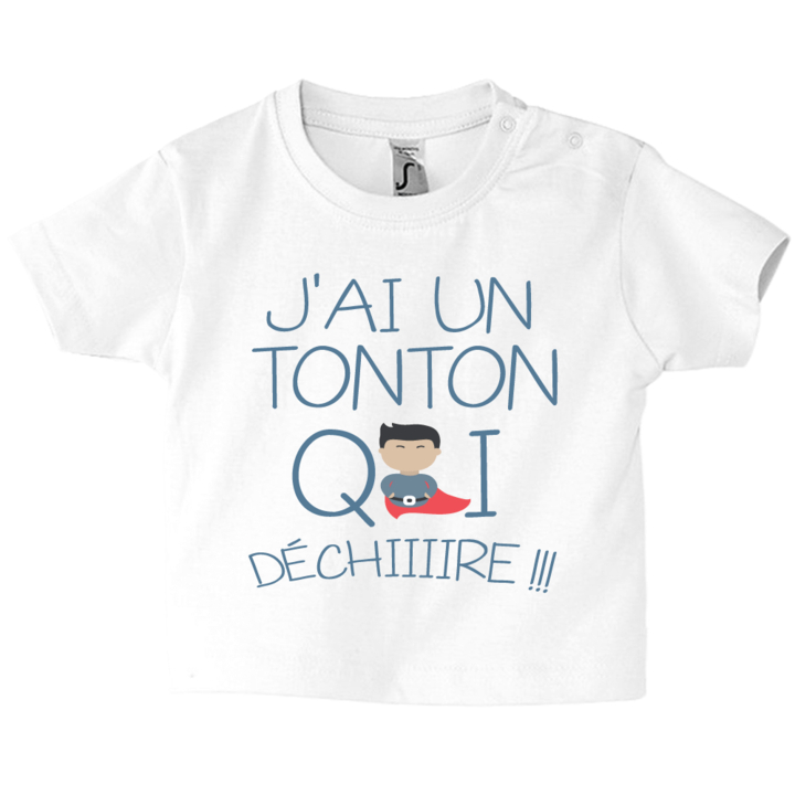 Un vêtement de naissance marrant pour taquiner l’oncle de bébé !