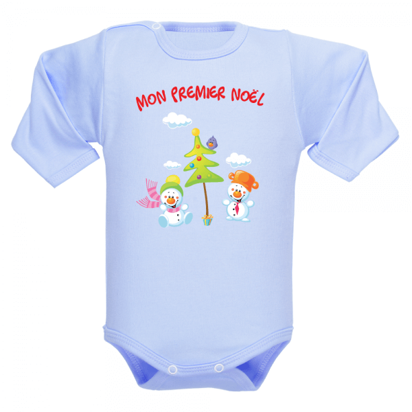 Body manches longues pour ne pas se transformer en bonhomme de neige !