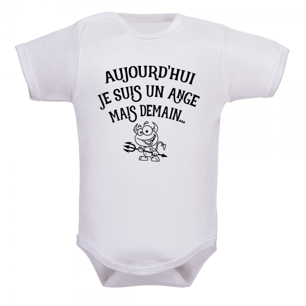 Nouveau Nouveau-né Bébé Fille Garçon M Cartoon tenues bébé ange Tops Infant clothes 