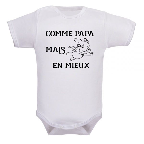 body cadeau naissance comme papa