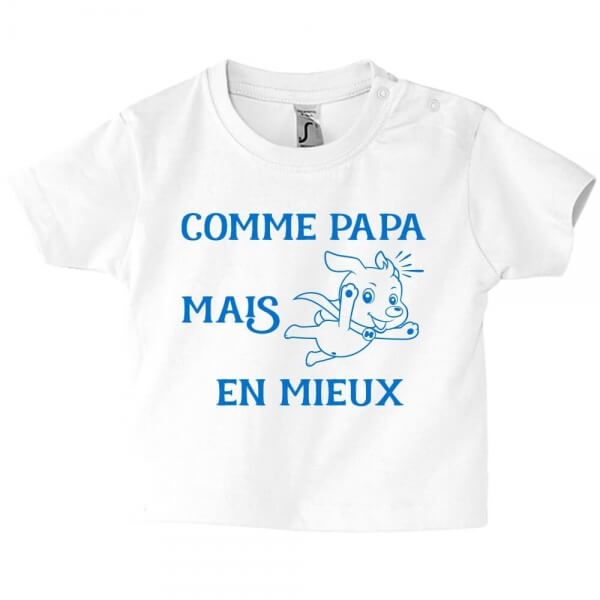 Un tee-shirt qui va rendre fier papa !