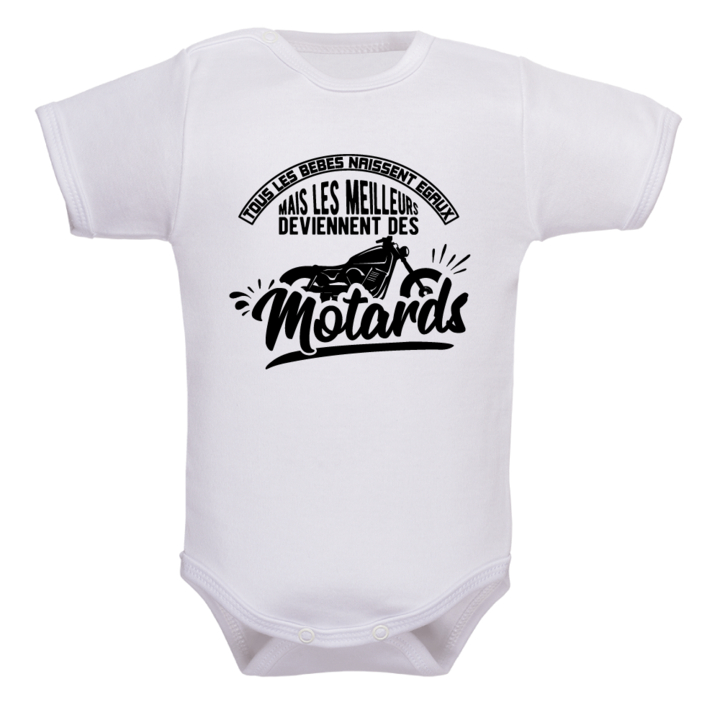 Un vêtement de naissance spécial motard en devenir !