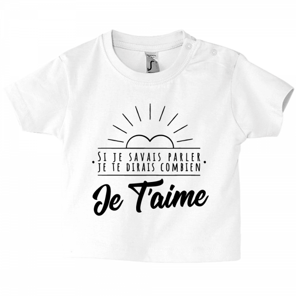 Un tee-shirt craquant comme bébé !