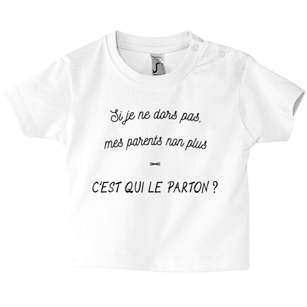 un tee-shirt plein d'humour : Maman veut dormir !