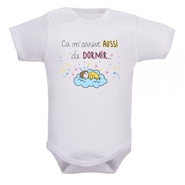 Body bébé personnalisé : Fais de beaux rêves mon bébé