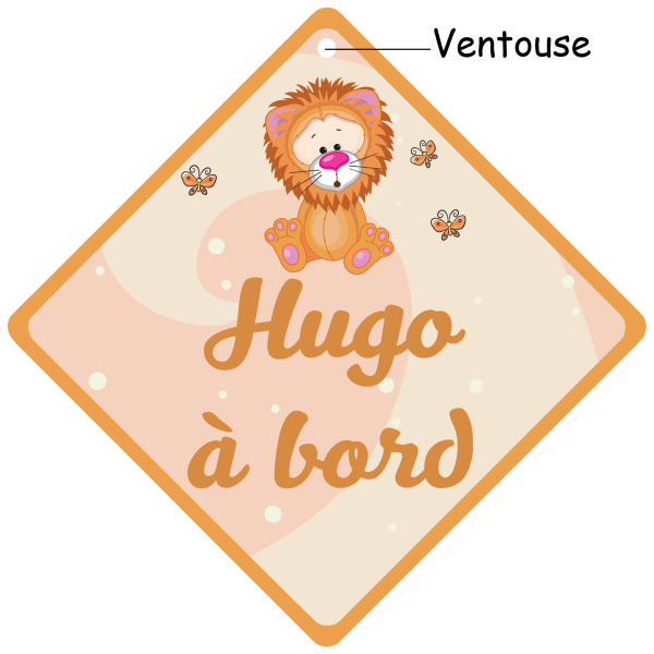 Bébé à bord, achat de peluche ventouse bébé à bord en ligne : adbb