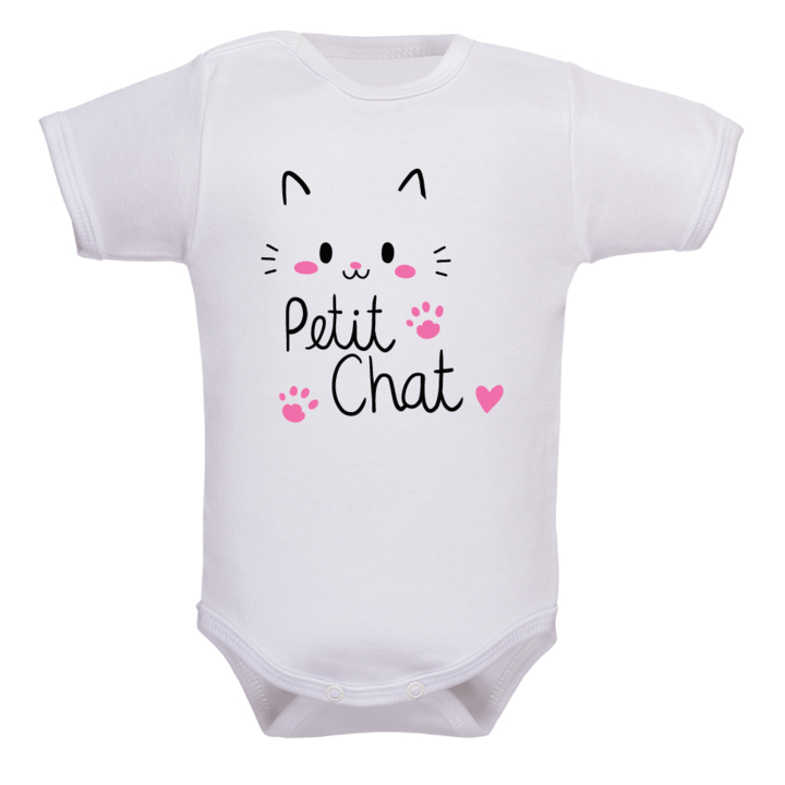 Body bébé petit chat, mignon comme un chaton !
