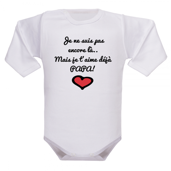 Un vêtement pour bébé pour les petits bonhommes qui veulent ressembler à papa !