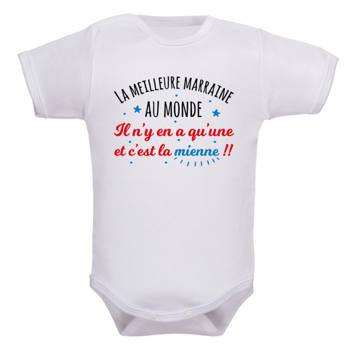 Le body bébé pour la meilleure marraine au monde