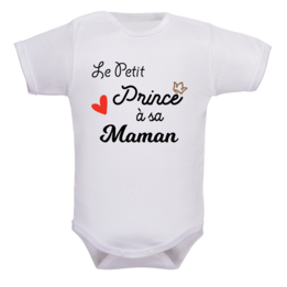 Un body bébé pour le petit prince à sa maman