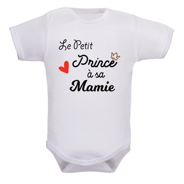 Body mamie "Le petit prince à sa mamie"