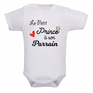 Body bébé "Le petit prince à son parrain"