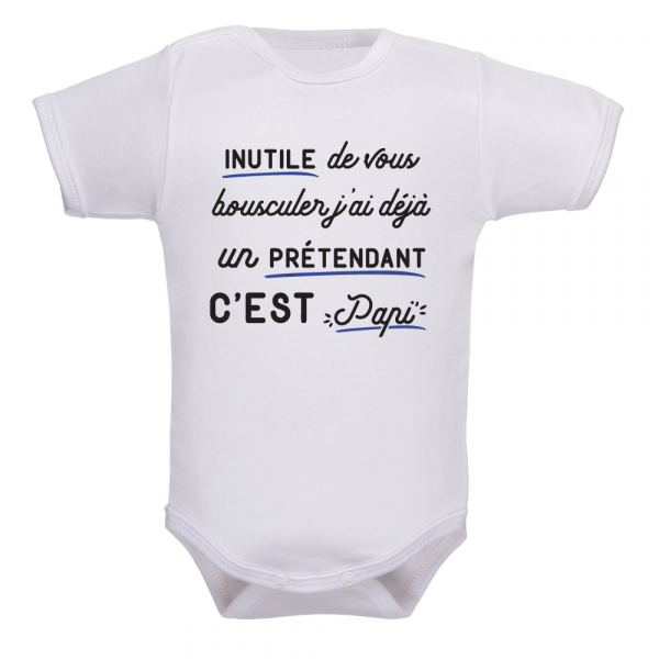 Un body bébé spécialement choisi pour papi