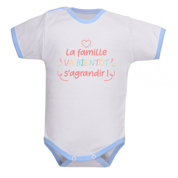Body bébé "La famille va bientôt s'agrandir !"