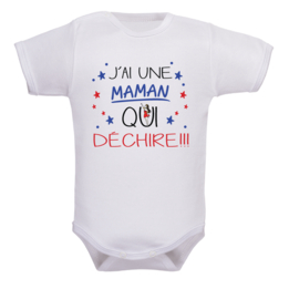 Un super body bébé pour une maman qui déchire