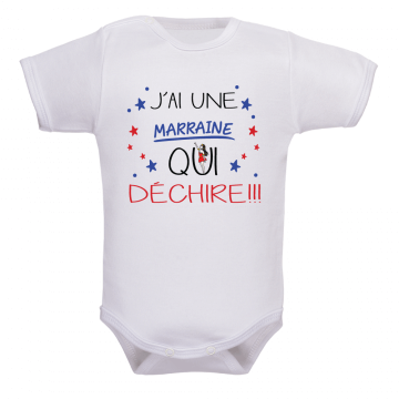 Un body bébé pour une super marraine