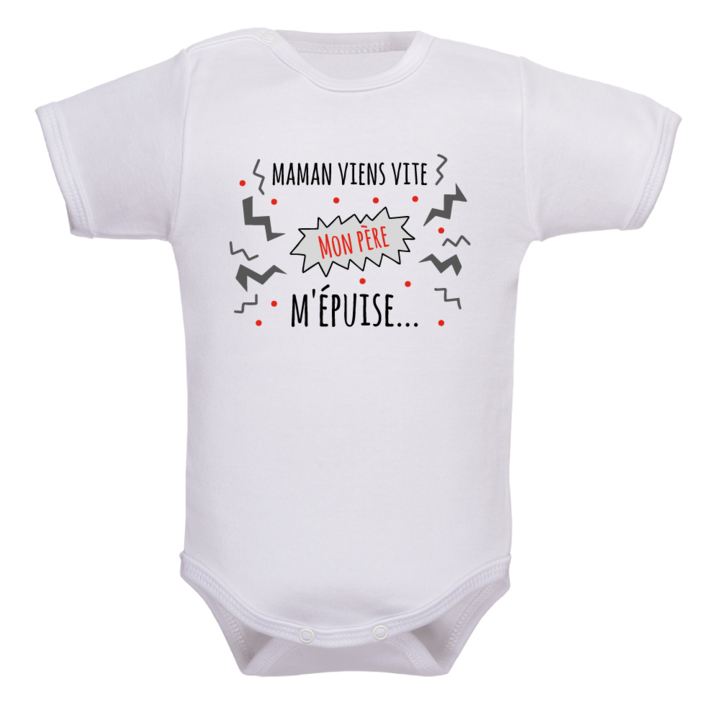 Le body bébé plein d’humour pour les parents