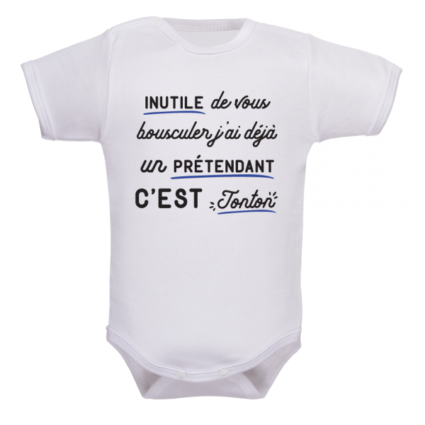 Un body bébé humour pour tonton