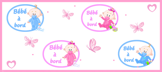 sticker impression bébé