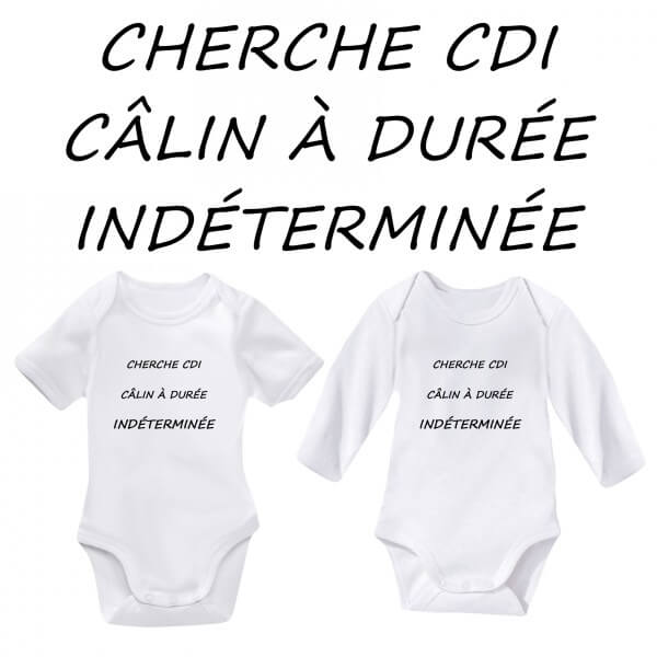 Body bébé personnalisé humour calin 