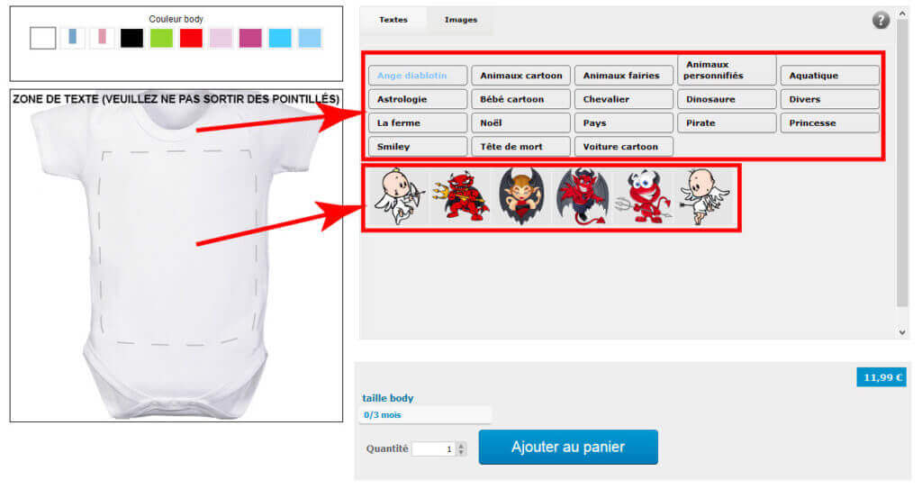 Customiser en ajoutant une image le détail du tuto