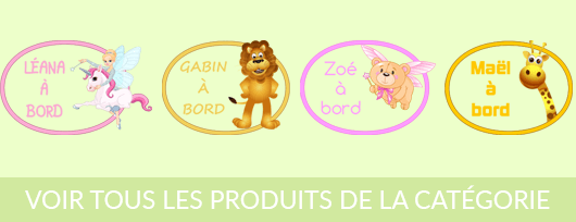 Sticker voiture pour bébé