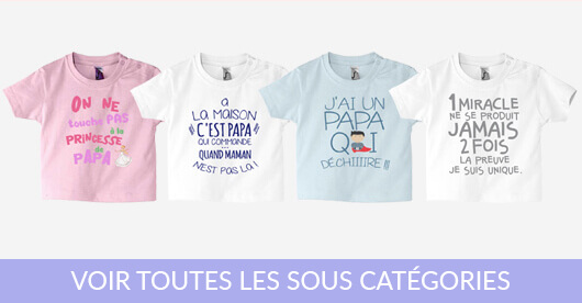 t-shirt bébé humour et drôle