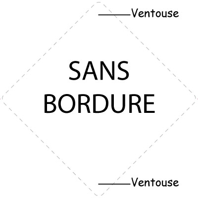 Pancarte bébé à bord sans bordure